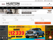 Tablet Screenshot of hustoncadillacbuickgmc.com
